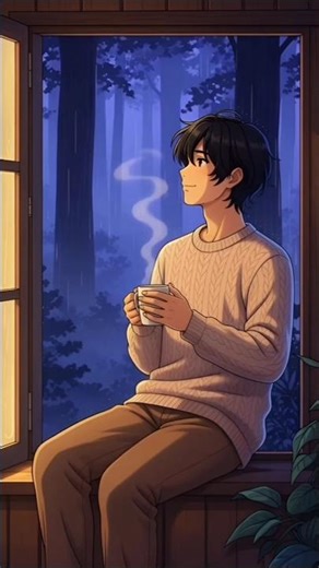 A Cozy Rainy Treehouse 🌧️ | Ghibli-Style ASMR Animation | Twilight Tea#asmr