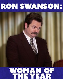834K views · 12K reactions | Pawnee's Woman of the Year is... Ron Swanson. | Comedy Bites | Facebook
