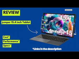 Jumper 15.4" Android 15 Tablet Review 2025 | Helio G99, 8GB RAM, 256GB Storage, 2-in-1 Keyboard