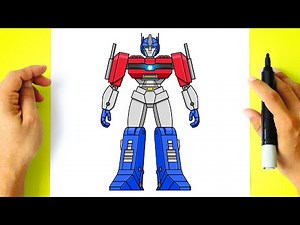 Como DESENHAR o OPTIMUS PRIME - Cómo DIBUJAR a OPTIMUS PRIME - TRANSFORMERS ONE - Drawing Tutorial