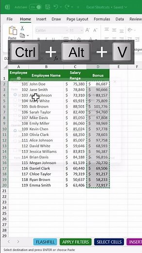 How to use Paste Special quickly in #excel #exceltips #exceltricks