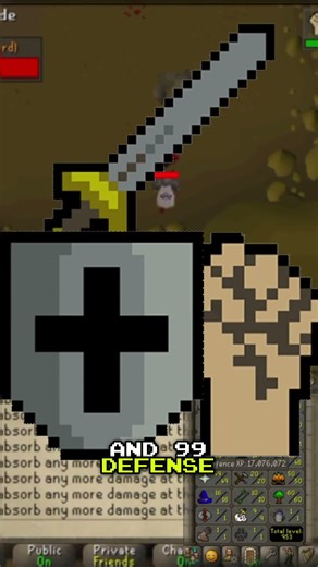 INSANE AI Botting: 99 Attack, Strength, Defense MAXED! #shorts