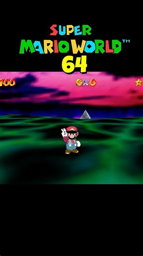 SMW Mario Vs Bowser in Super Mario World 64 #mario #nintendo #supermariobros #funny #marioworld
