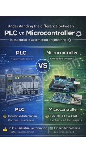 PLC vs Microcontroller ⚙️ #diy #shorts #microcontroller #short