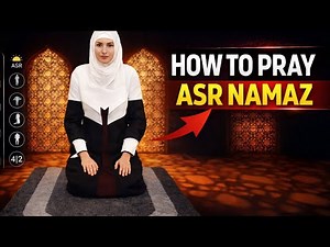 HOW TO PRAY ASR NAMAZ FOR WOMEN | BEGGINERS with subtitle