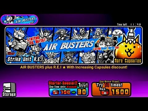 The Battle Cats - 8 Rare Tickets On Air Busters