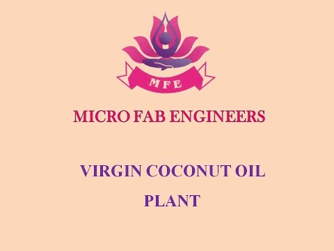 Virgin coconut oil making machine