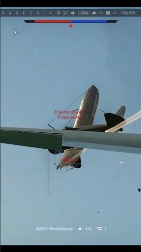 BB‑1 Deletes a P‑26 Mid‑Air