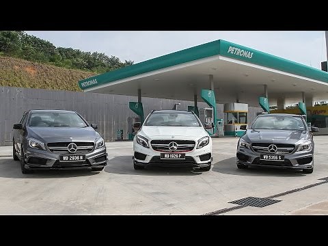 DRIVEN 2015 #1: Mercedes-Benz A45 AMG vs CLA45 AMG vs GLA45 AMG