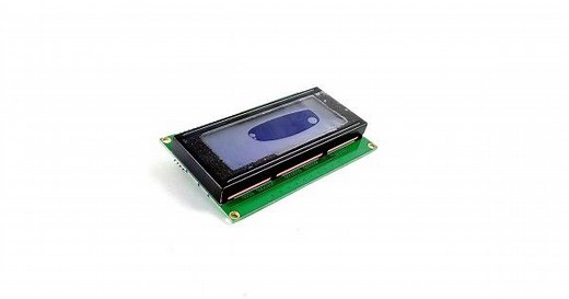 4x20 Character LCD with I2C Module (Blue)