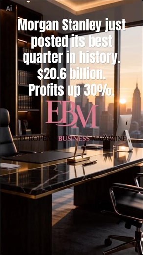 Morgan Stanley’s Best Quarter Ever: How …