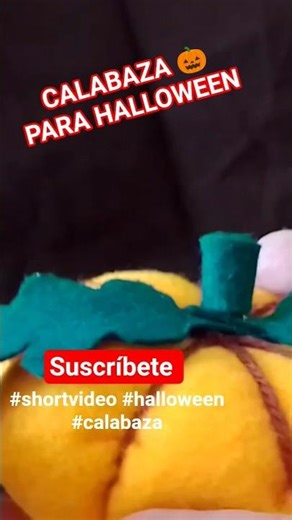CALABAZA 🎃 PARA HALLOWEEN. #shortvideo #halloween #calabaza