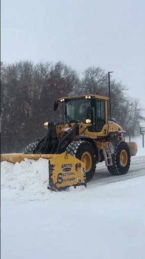 Arctic Sectional Snow Plowing! #snowplows