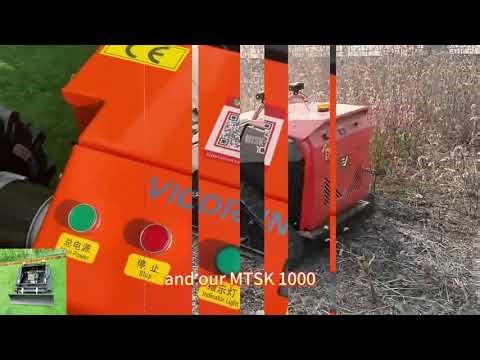 tracked CE EPA strong power strong power adjustable mowing height remote control multitasker