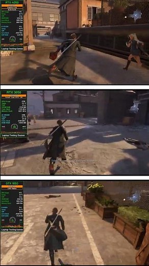 RTX 4050 vs RTX 3050 vs GTX 1650 | Lost Soul Aside GPU Showdown! #shorts