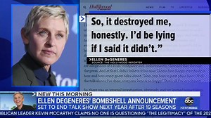 The host announced she is ending “The Ellen DeGeneres Show” after nearly 20 years on the air, telling “The Hollywood Reporter” that “it’s just not a challenge anymore.” https://gma.abc/3tI82iZ | Good Morning America