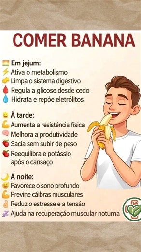 Coma Banana no Horário Certo! 🍌⏰