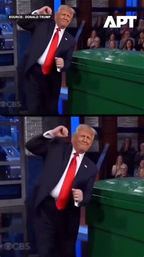 Colbert’s Exit Mocked in Trump AI Video Featuring Dumpster Toss | APT