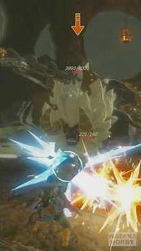 Fighting a Lynel in the Bokoblin Nest #zelda #zeldabotw #lynel #bokoblin #gaming #gameplay #funny