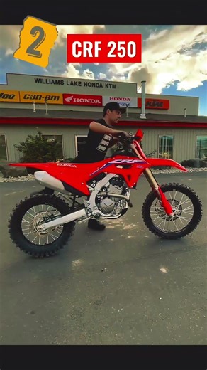 “¡De la CRF50 a la CRF450! La prueba más completa en 30 segundos 🔥🏁”#shorts #motorcycle