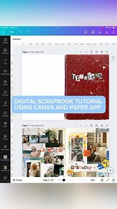 JA on Instagram: "Feeling lost about starting your digital scrapbooking journey? Here are two fantastic apps to get you started: Canva and Paper by WeTransfer. I also offer pre-made templates to make scrapbooking easier and more enjoyable. I’m open for commission, just hmu! let’s JAnerate that journal dreams! #journaling #creativejournaling #journalwithme #journal #creative #junkjournaling #bulletjournalss #collage #creativejournal #collages #scrapbook #inspiration #creativity #artjournal #art #