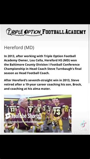 Hereford’s Amazing Story: TWO 7-0 Finishes After Dr. Cella’s Flexbone Camps in 2013 and 2019
