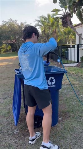 DM "CLEAN" for clean trash bins #trashcancleaning #localbusiness #cleaning