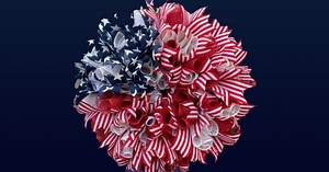 How To Make A Beginners American Flag Ribbon Wreath (2023)