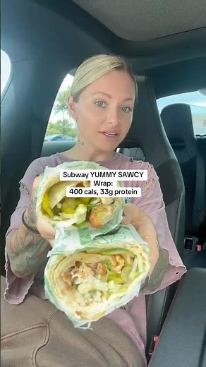 Subway YUMMY SAWCY wrap 400 cals, 33g protein