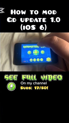 How to mod gd version 1.0 #geometrydash #gd #viral #fyp #modding #windowsxp #guid