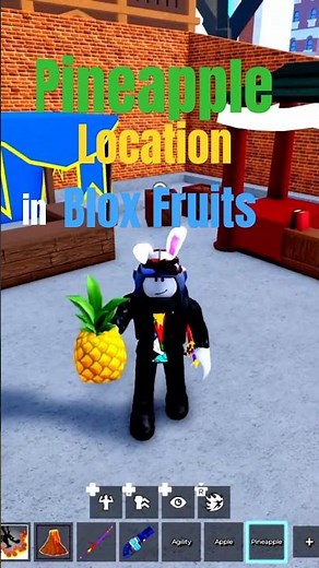 Finding Pineapple Location for Hungry Man Quest in Blox Fruits #roblox #bloxfruits #shorts