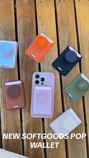 Ethical materials meet sleek design 🤝 new Softgoods PopWallet for #MagSafe #fyp #fauxleather #iphone #phonecase #colors #popsocket