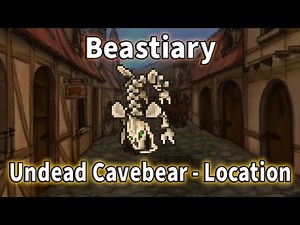 [Tibia] - Beastiary | Undead Cavebear (5 Kills - 50 Charms Points)