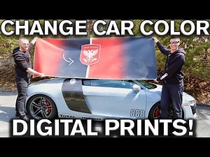 Paint?! Who needs it! Wrapping the AMMO Audi R8 | How to Change a Car’s Color With Digital Wraps