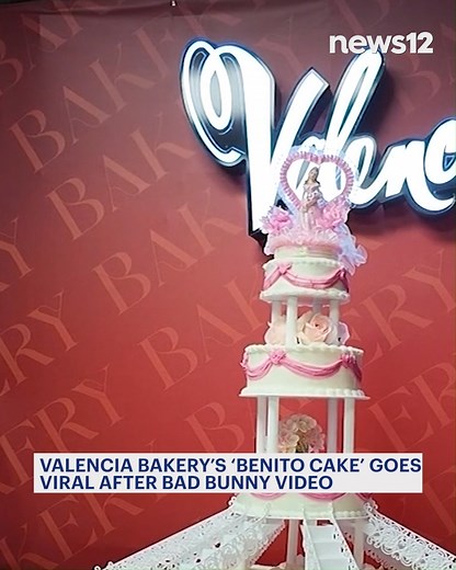 VIRAL CAKE: What started as a simple delivery for a music video has now become one of Valencia Bakery’s most talked-about treats. - https://bit.ly/4oRKHs3 | News 12 Brooklyn
