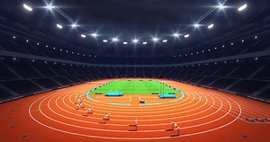 Spectacular Athletic Stadium Night Illuminated Running Stock Footage Video (100% Royalty-free) 3486397189 | Shutterstock