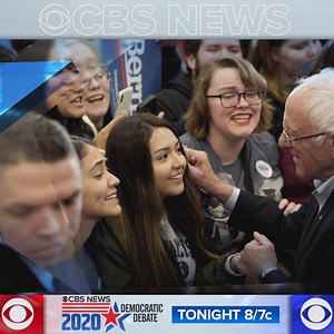 3.4K views · 31 reactions | TONIGHT: Join us for the CBS News Democratic Debate live from Charleston, S.C., moderated by Norah O'Donnell and Gayle King. Watch at 8 p.m. ET. | CBS Evening News | Facebook