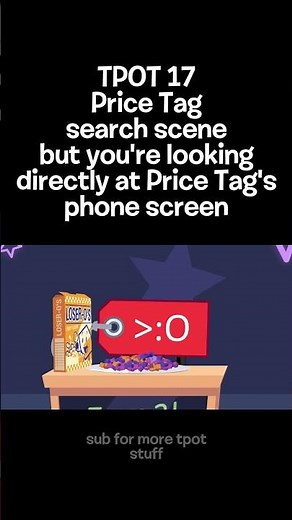 BFDI: TPOT 17 but you're looking at Price Tag's phone #bfdi #bfb #tpot #funny #memes #bfdia #osc