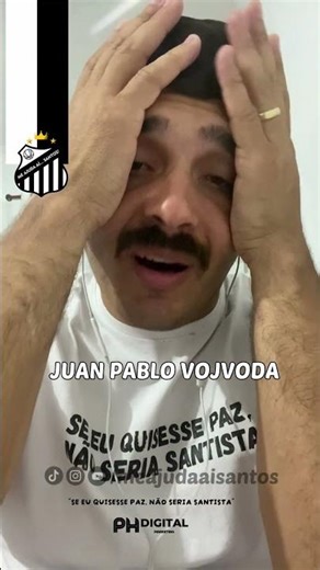 Juan Pablo Vojvoda! #helpme #santos #fasc #brasileirao