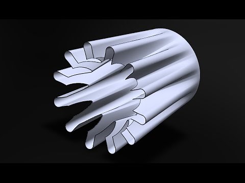 How to Make Jet Engine Exhaust Ductwork in SolidWorks (Mixer Nozzle)|JOKO ENGINEERING|