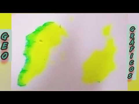 como dibujar la región insular, de colombia super facil.