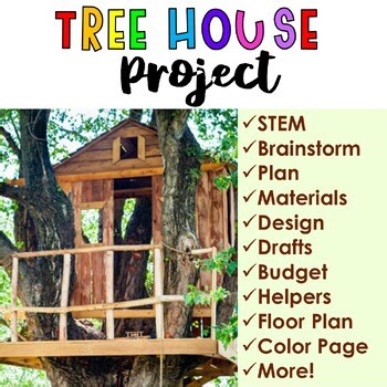 Design a Tree House Project Based Learning No Prep PBL