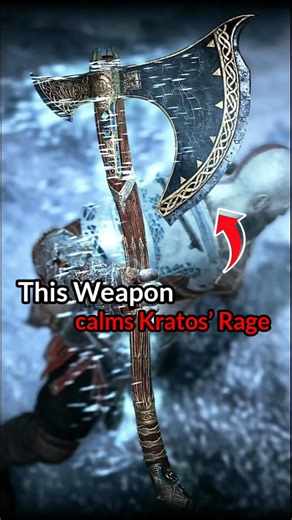 This Weapon is the only one that can calm Kratos’ Rage #shorts #godofwar #kratos