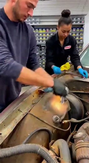 A Chevrolet 1954 was found buried in dust and rust #carhistory #shorts, #car restoration