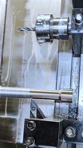 Zero Deflection! CNC Turning Custom Shafts for Robotic Actuators ⚙️ #CNC #Engineering #Machining