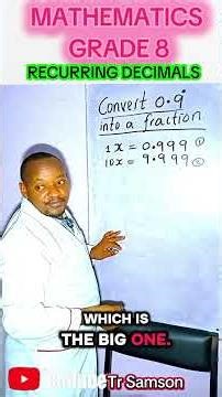 MATHEMATICS REVISION GRADE 8