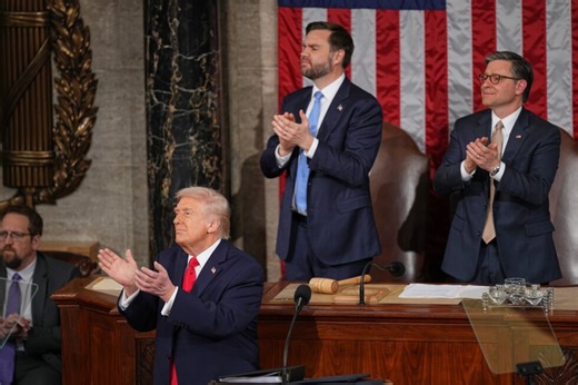 Trump's State of the Union address seen by 32.6 million people, down 4 million from 2025 speech