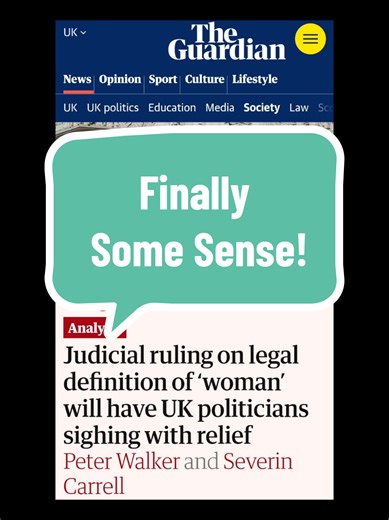 Finally some sense in this Country .