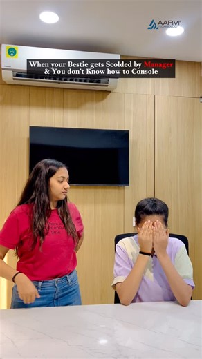 Aarvi technology on Instagram: "She cries, I provide background music 🎶 corporate comedy, corporate comedy reel, office reel, relatable office moments, funny workplace video, viral office reels, funny office reels, office reels, employees, viral, corporate, boys, office, fun, funny, lilu mat rove, lilu, office bestie, corporate friendship, corporate bestie #corporate #explore #instadaily #viral #colleagues"