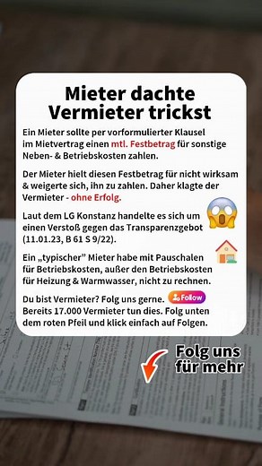 341K views · 215 reactions | Mieter dachte Vermieter trickst勞勞勞 #vermieter #vermietung #immobilie #immobilien #vermieterwelt #immobilieneigentümer #vermieten #immobilienmakler #mietvertrag #vermietertipps #mieten #miete #immobilienvermietung #hausverwaltung #mietwohnung #mieter #realestate #mietwohnungen #eigentumswohnung #nebenkosten #nebenkostenabrechnung | Vermieterwelt | Facebook